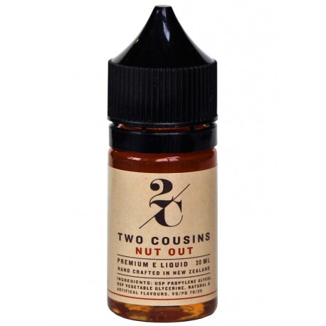 Two Cousins Nut Out E Juice Made in NZ by Two Cousins