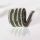 10pc of Kanthal A1 wired Clapton coil 0.6 Ohm with organic cotton